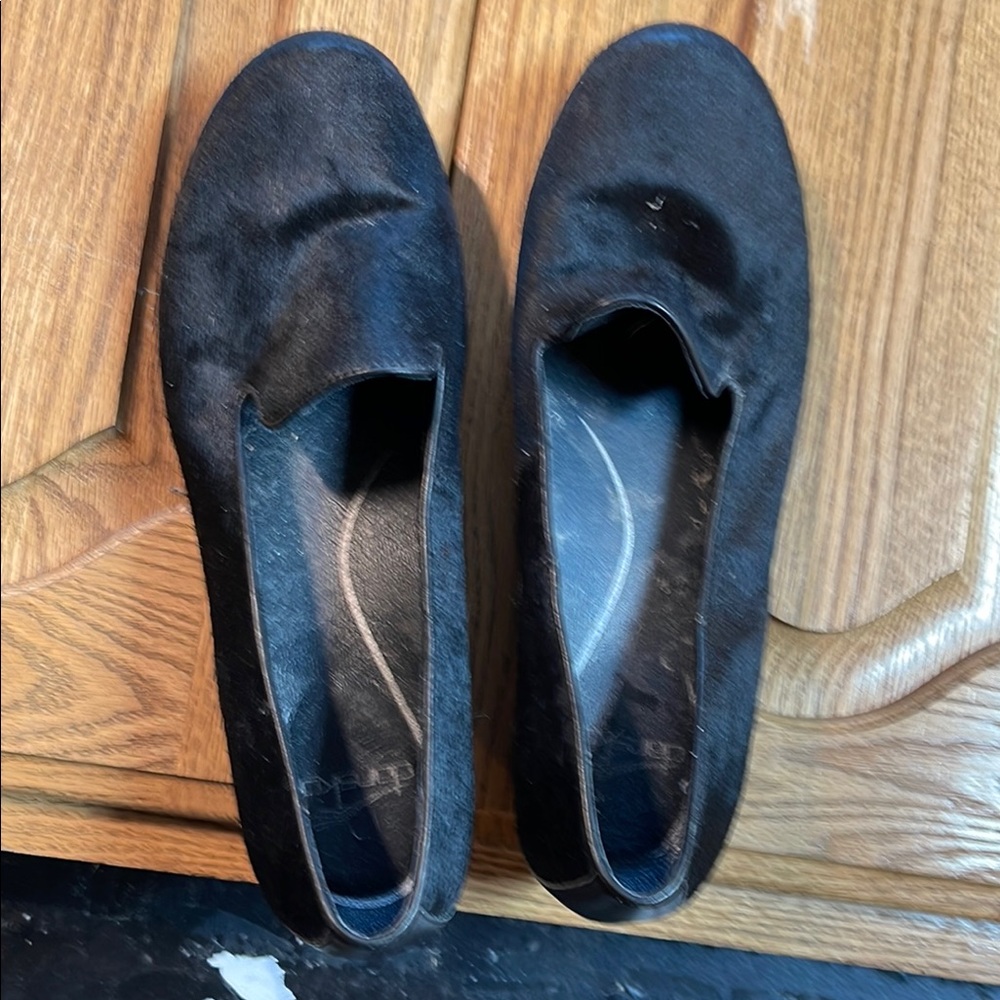 Dansko Black Flats Classic Slip-On Loafers